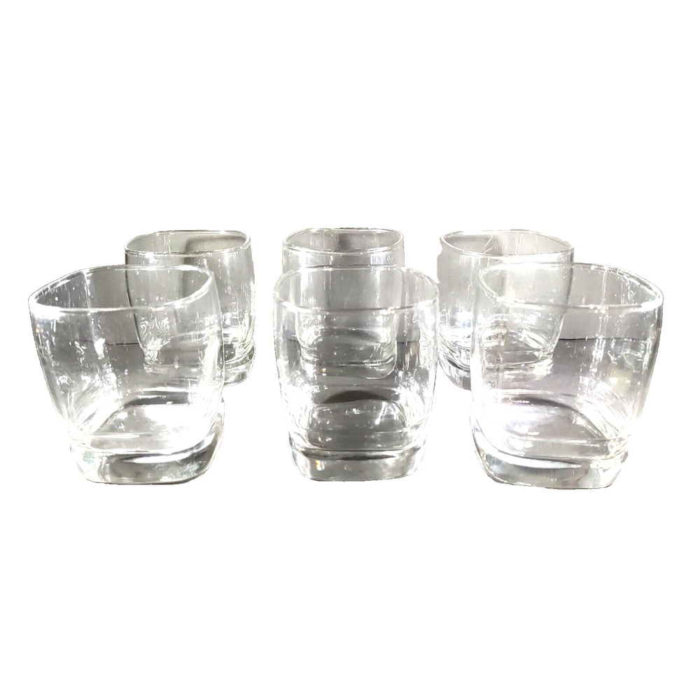 Whiskey Glass Set Of 6 Old Fashion Tumblers Bourbon Scotch